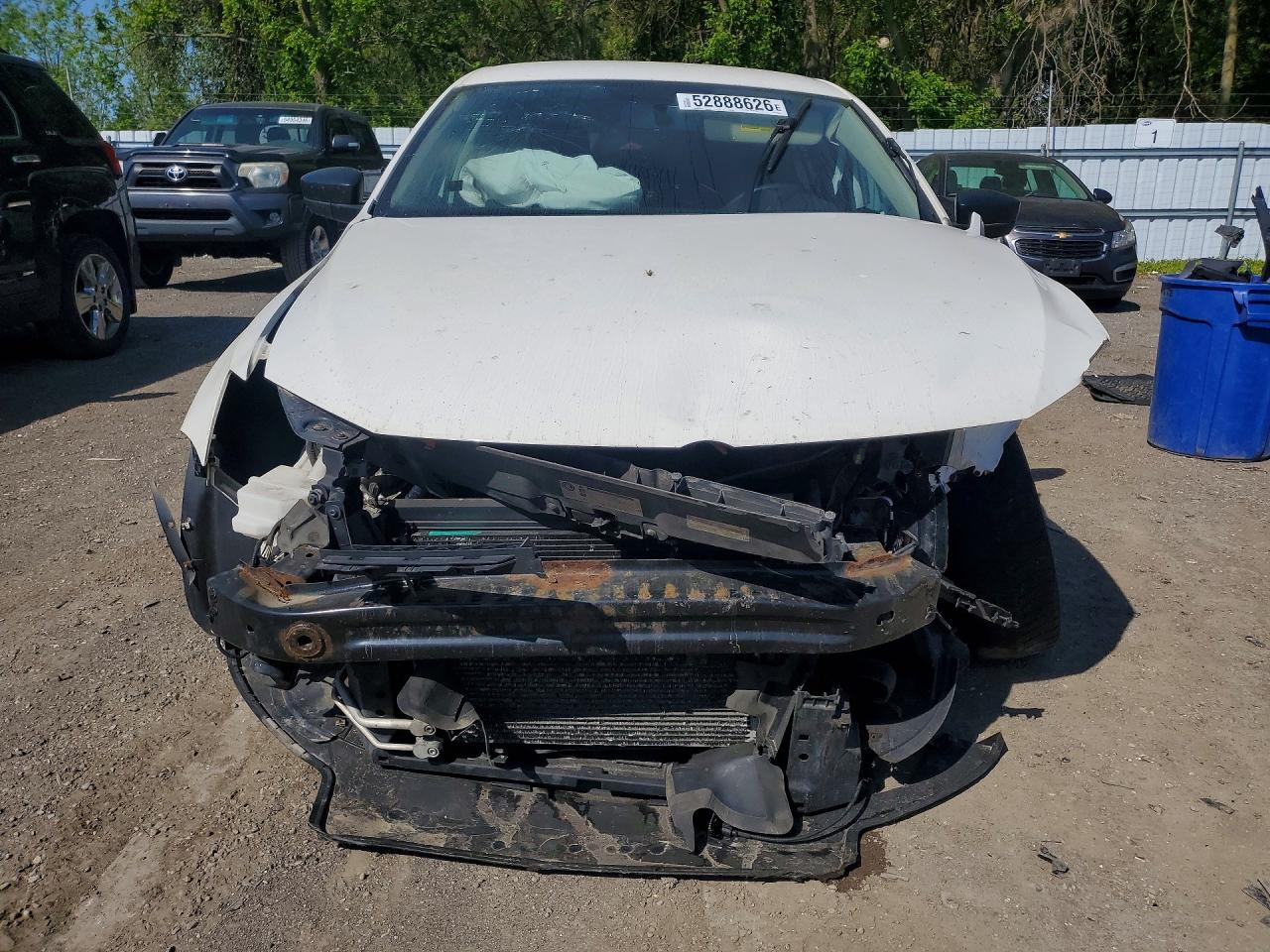 2013 Volkswagen Jetta Base White vin: 3VW2K7AJ2DM385905