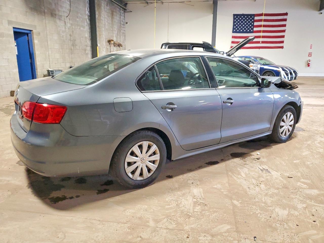 2014 Volkswagen Jetta Base Серый vin: 3VW2K7AJ2EM218641