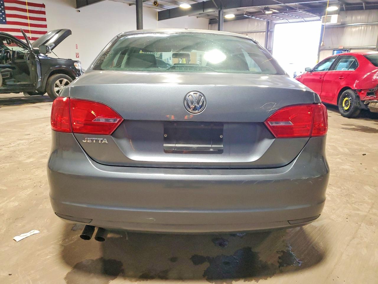 2014 Volkswagen Jetta Base Серый vin: 3VW2K7AJ2EM218641
