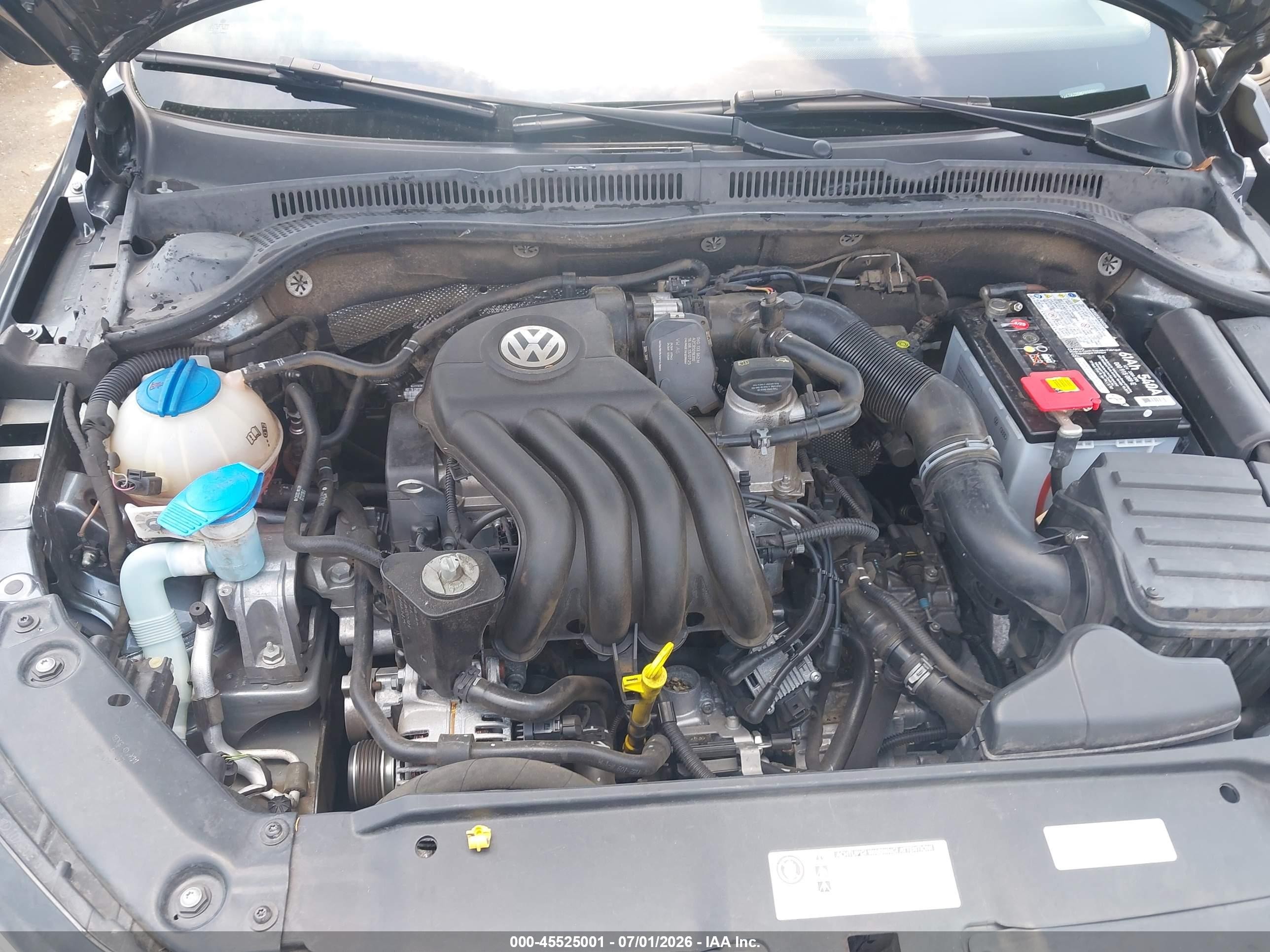 2014 Volkswagen Jetta 2.0l S Gray vin: 3VW2K7AJ2EM232328