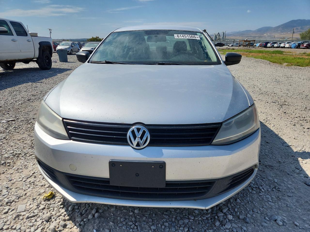 2014 Volkswagen Jetta Base Silver vin: 3VW2K7AJ2EM237691
