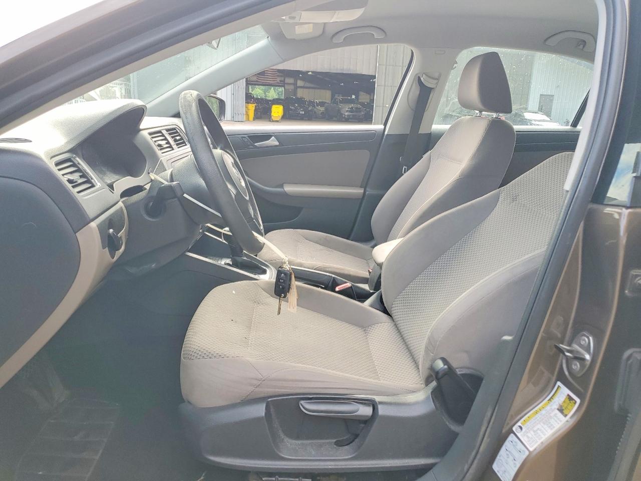 2014 Volkswagen Jetta Base Brown vin: 3VW2K7AJ2EM253485