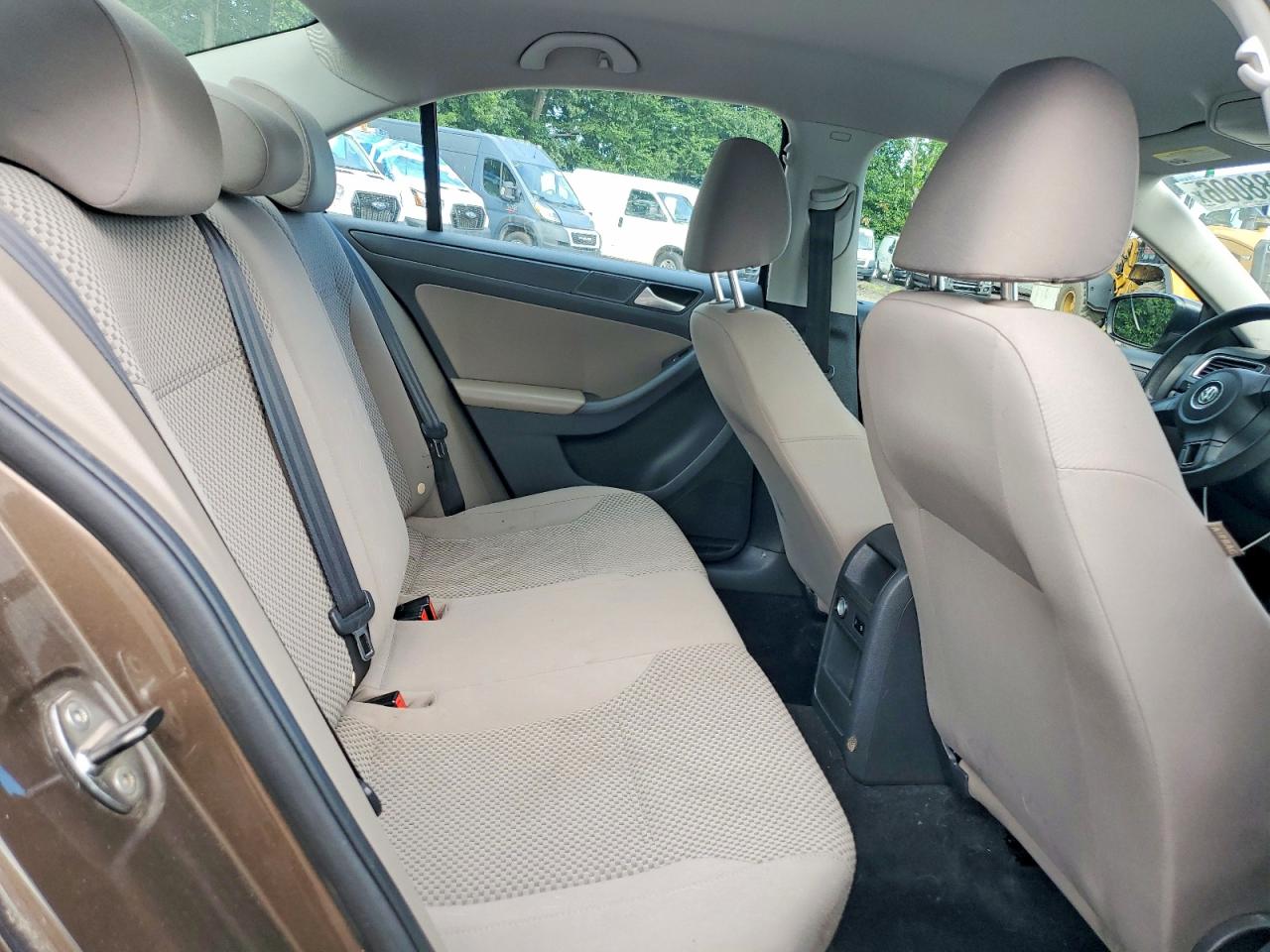 2014 Volkswagen Jetta Base Brown vin: 3VW2K7AJ2EM253485