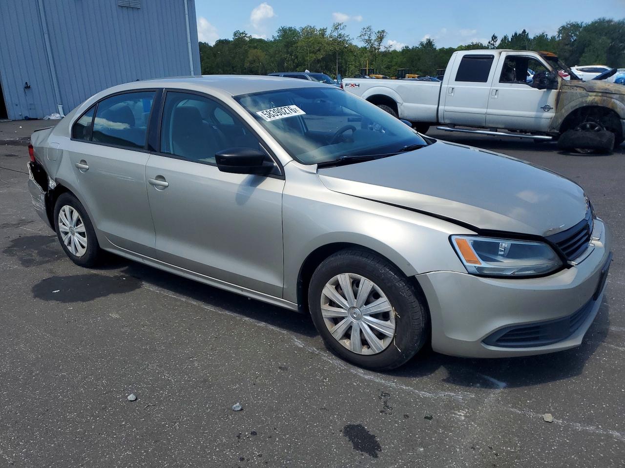 2014 Volkswagen Jetta Base Tan vin: 3VW2K7AJ2EM298815