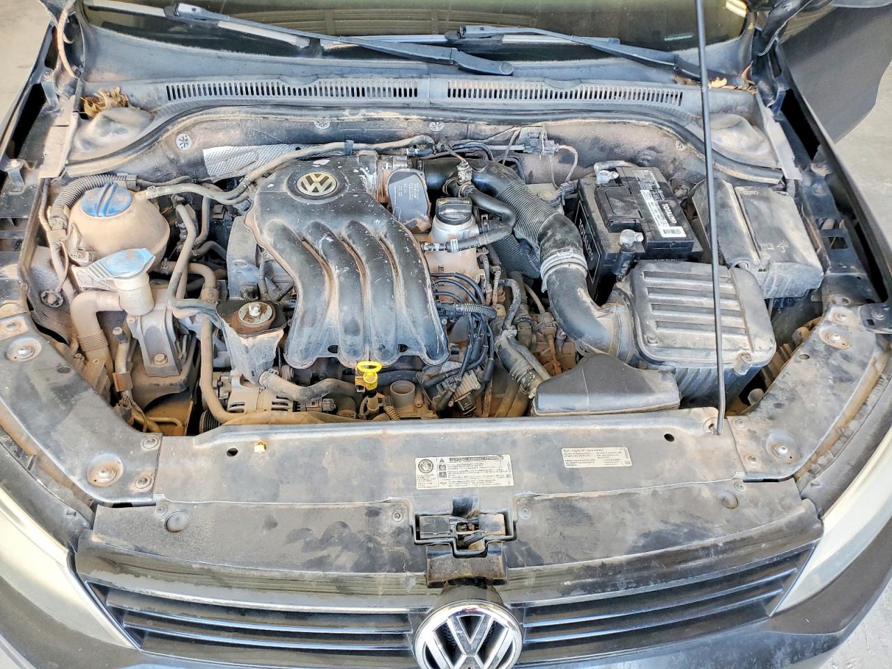 2014 Volkswagen Jetta Base Black vin: 3VW2K7AJ2EM435686