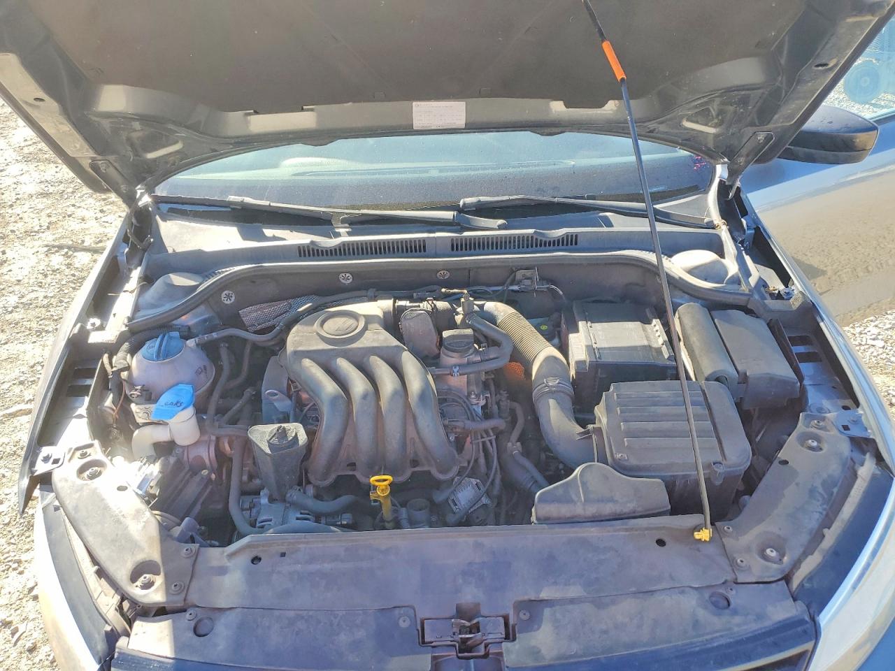 2014 Volkswagen Jetta Base Серый vin: 3VW2K7AJ2EM444999