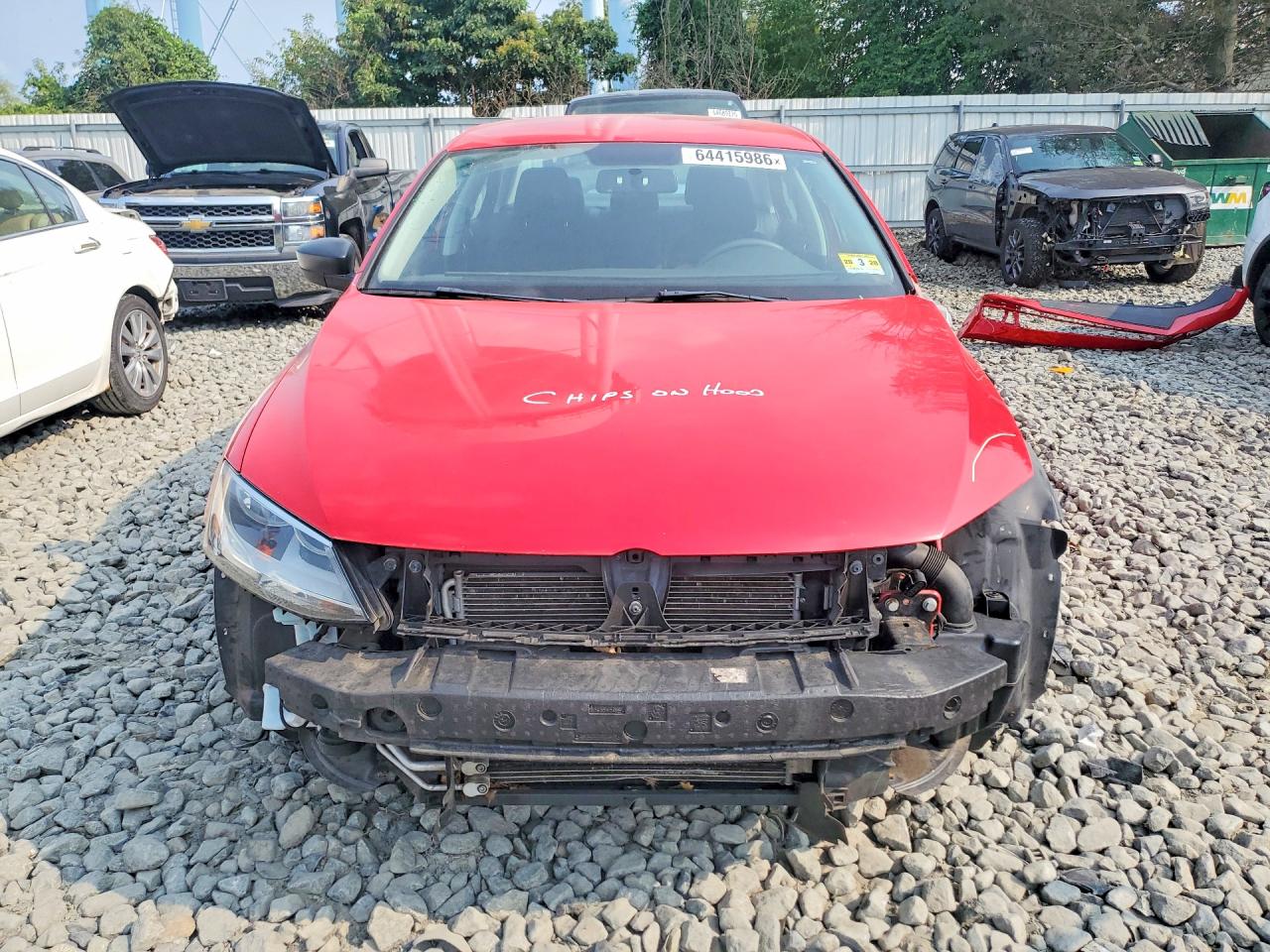 2015 Volkswagen Jetta Base Red vin: 3VW2K7AJ2FM291381