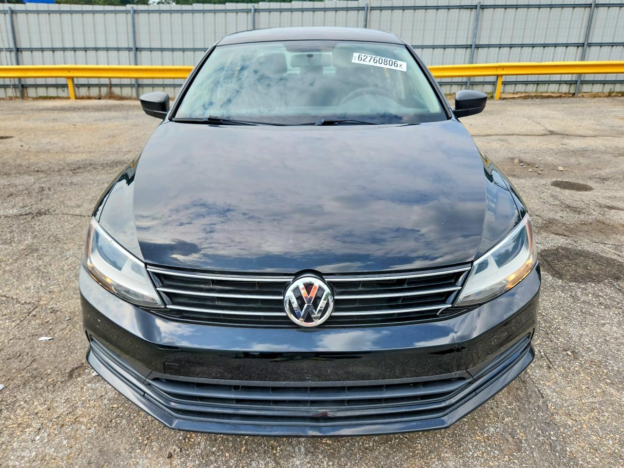 2015 Volkswagen Jetta Base Black vin: 3VW2K7AJ2FM333855