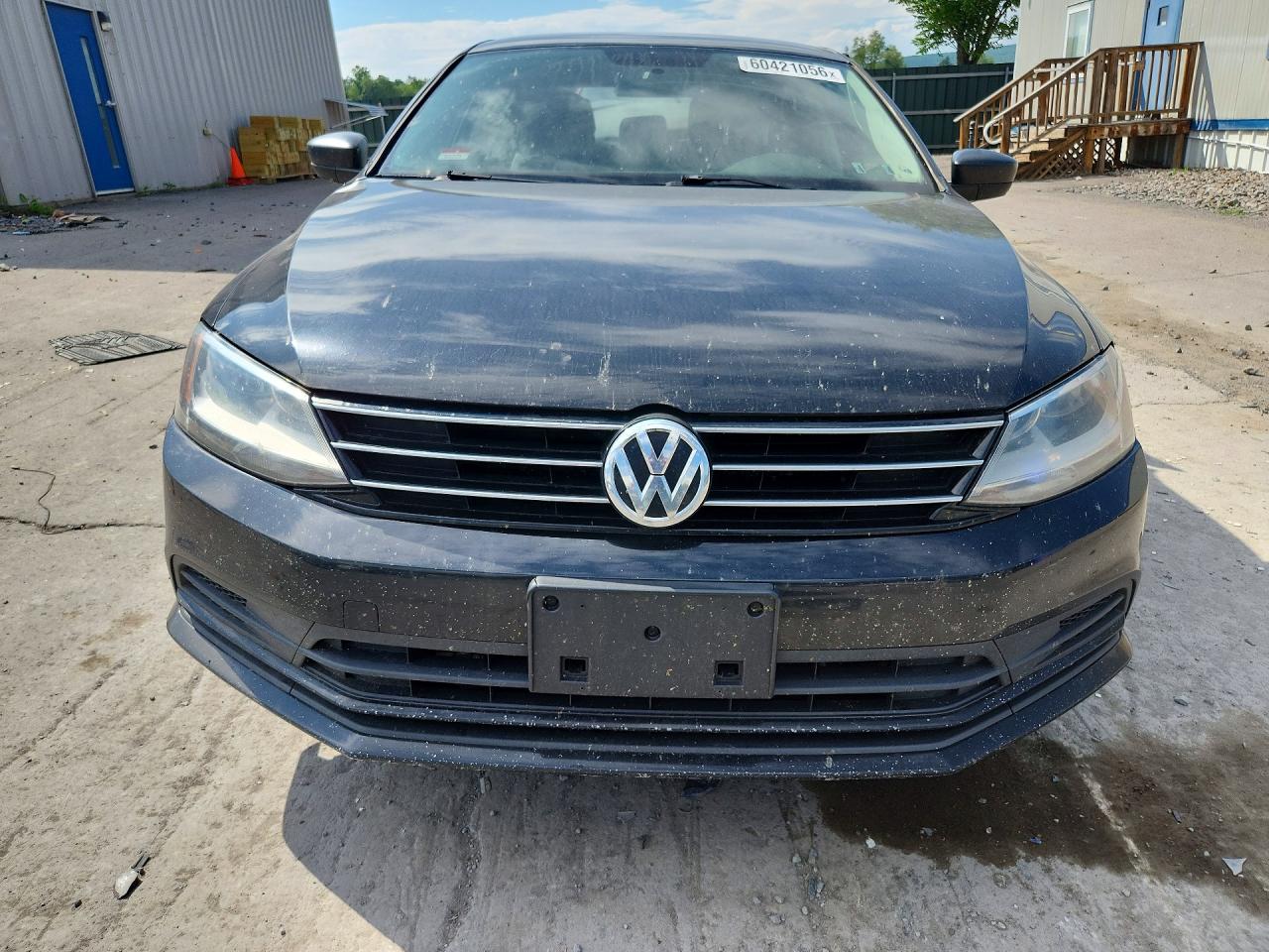 2015 Volkswagen Jetta Black vin: 3VW2K7AJ2FM351515
