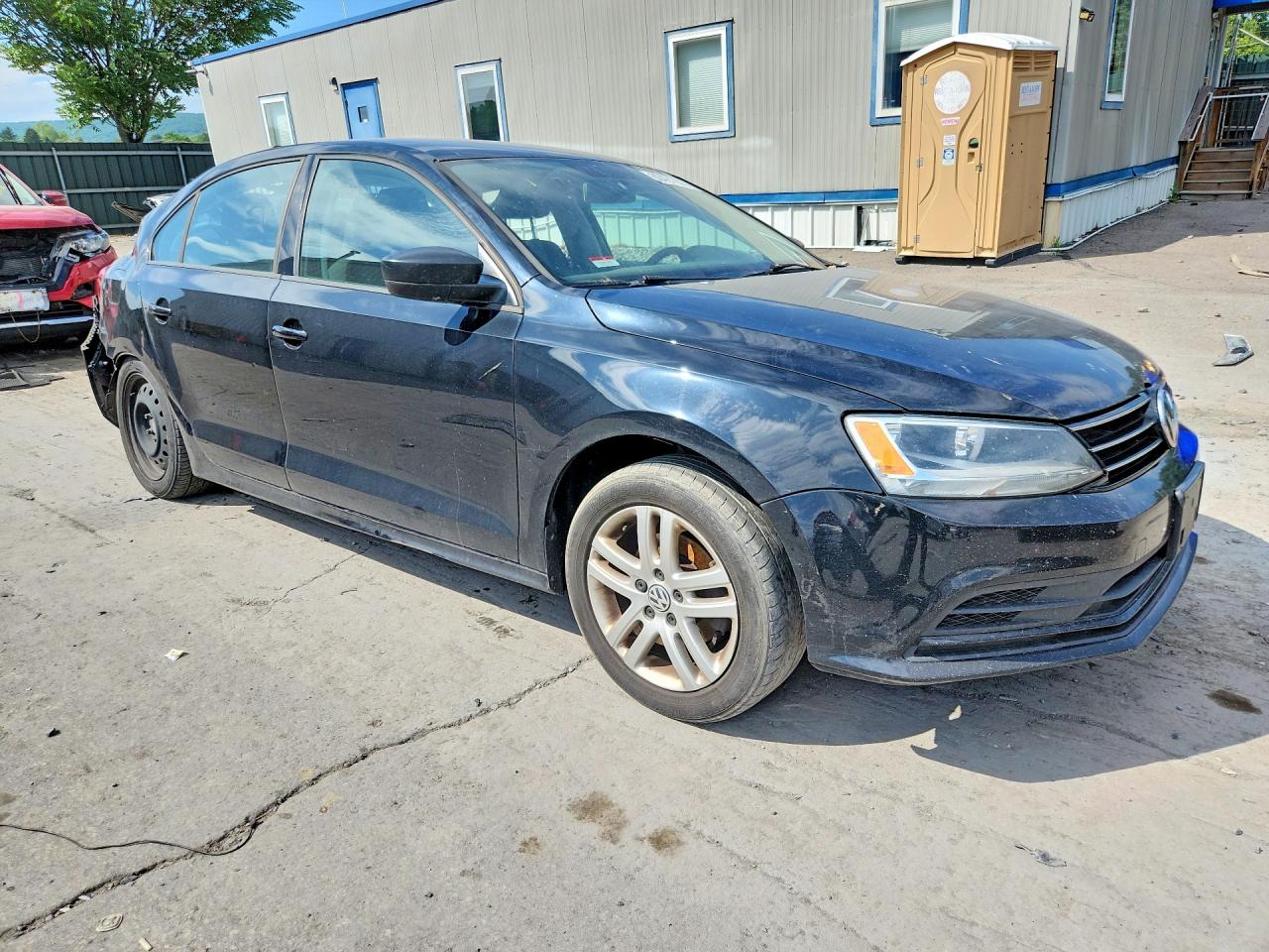 2015 Volkswagen Jetta Black vin: 3VW2K7AJ2FM351515