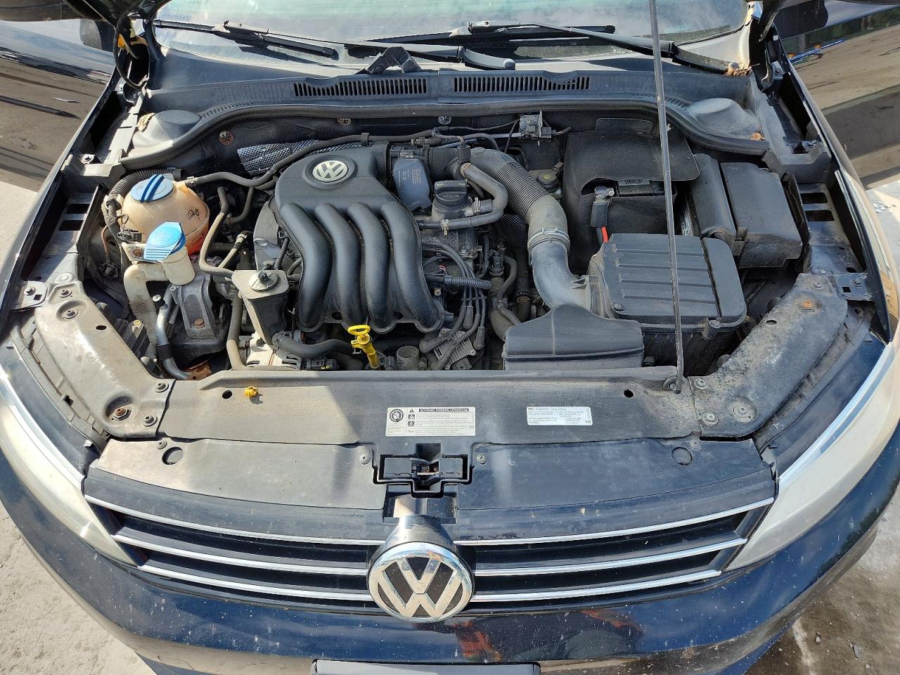 2015 Volkswagen Jetta Black vin: 3VW2K7AJ2FM351515