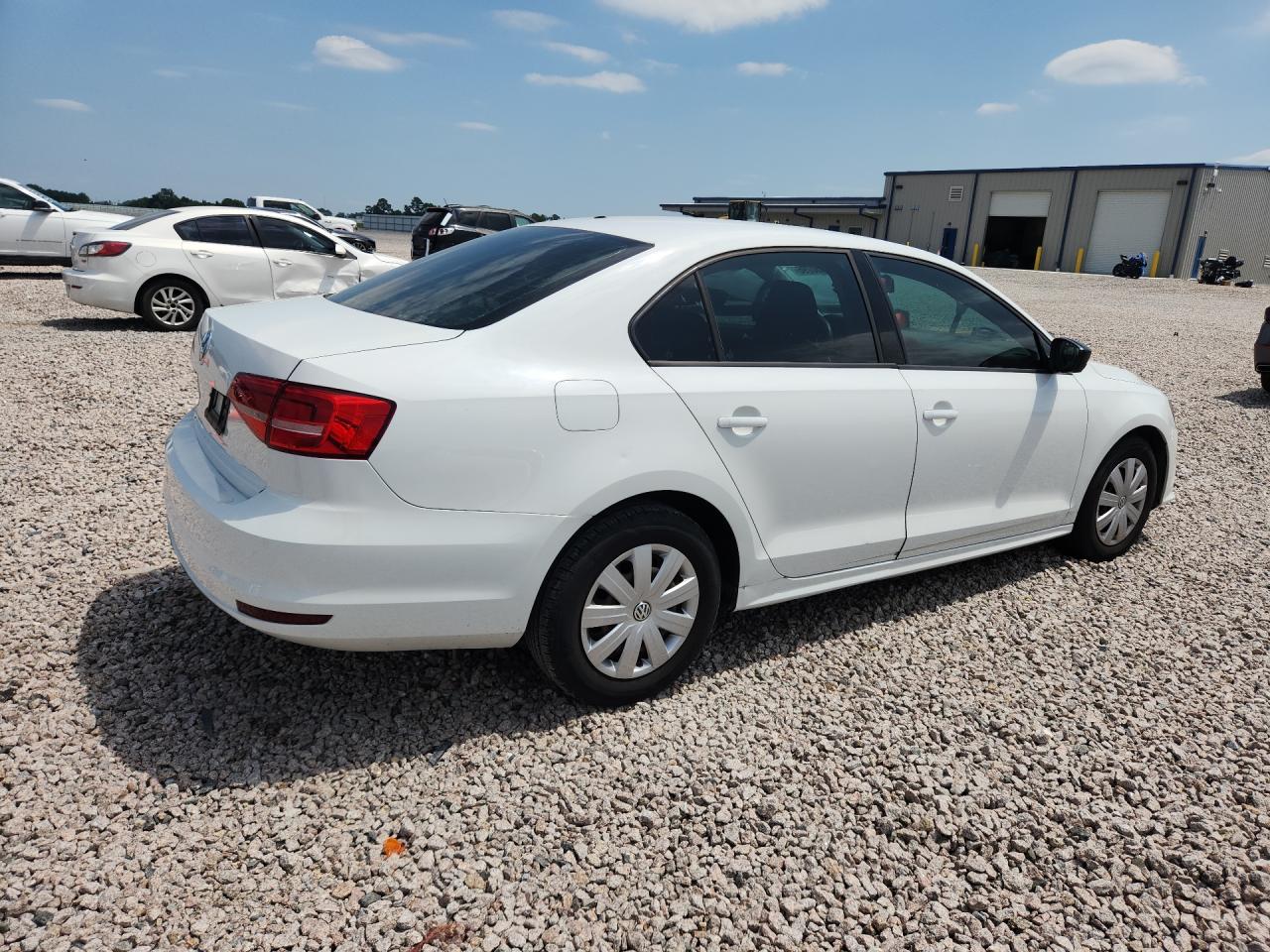 2015 Volkswagen Jetta Base White vin: 3VW2K7AJ2FM402513