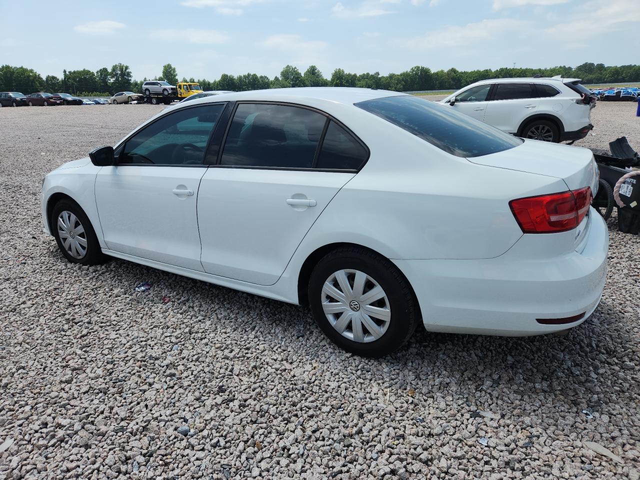 2015 Volkswagen Jetta Base White vin: 3VW2K7AJ2FM402513