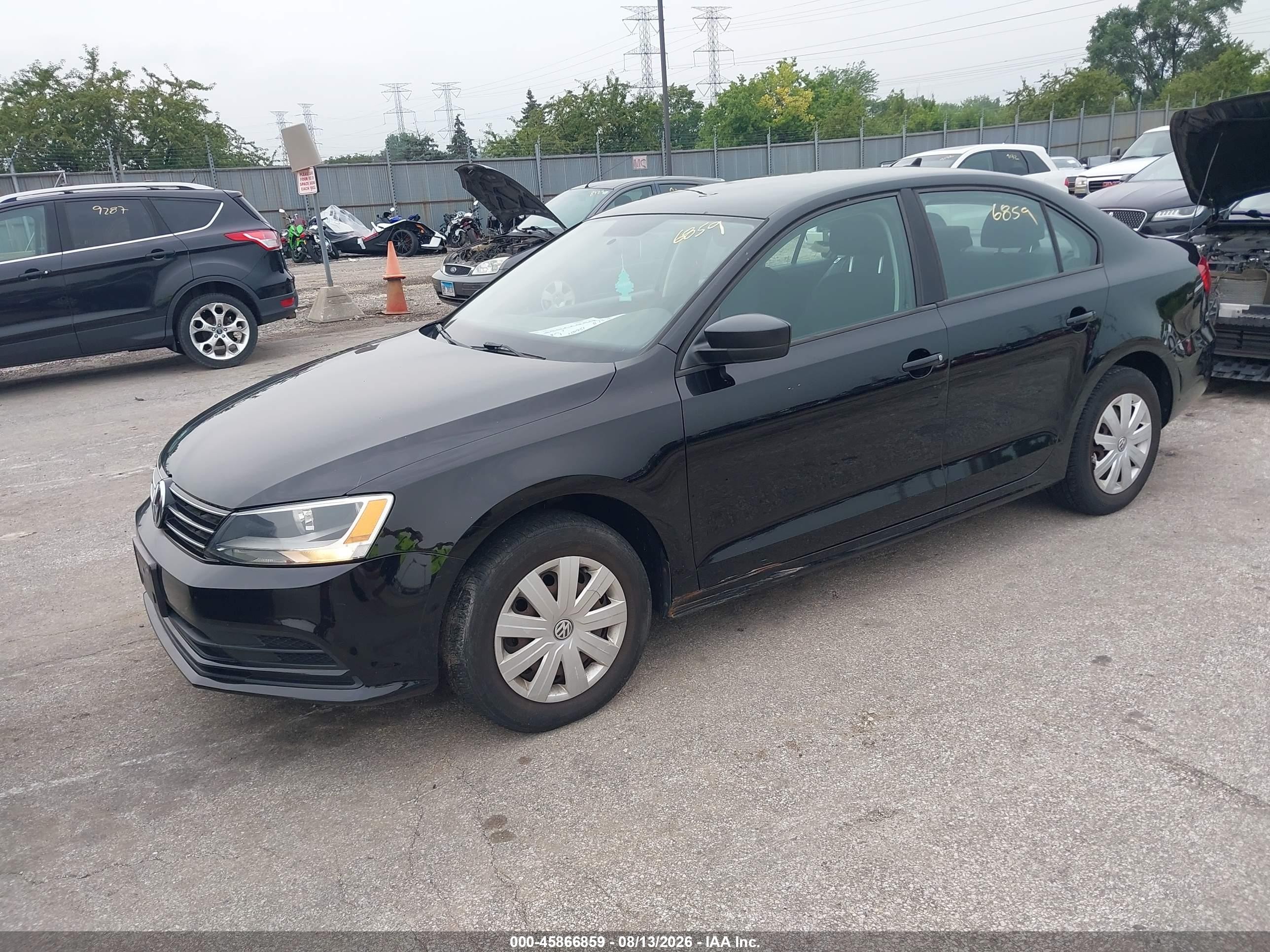 2015 Volkswagen Jetta 2.0l S Gray vin: 3VW2K7AJ2FM409977
