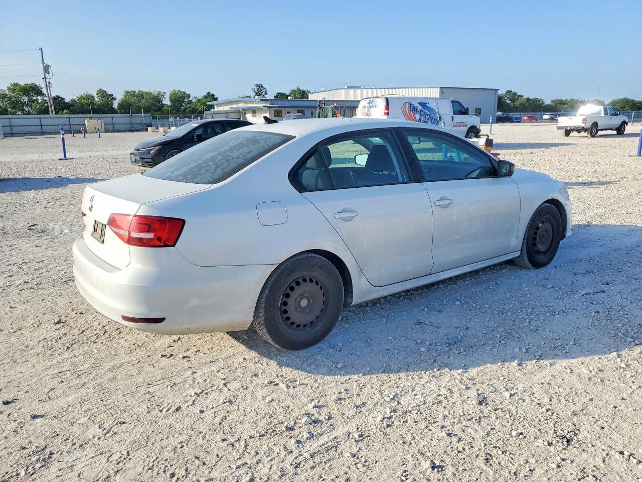 2015 Volkswagen Jetta Base Белый vin: 3VW2K7AJ2FM423779