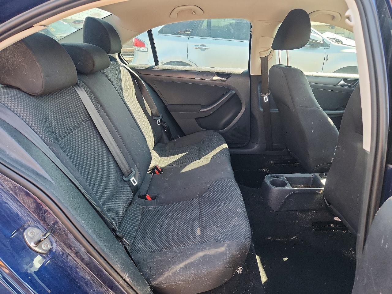 2011 Volkswagen Jetta Base Blue vin: 3VW2K7AJ3BM019013