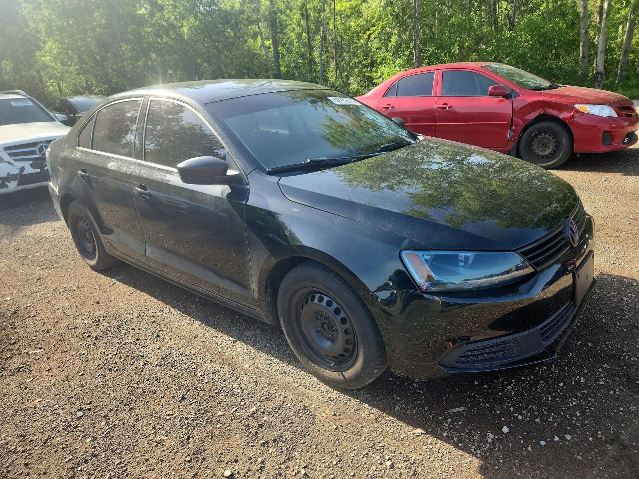 2011 Volkswagen Jetta Base Black vin: 3VW2K7AJ3BM376871