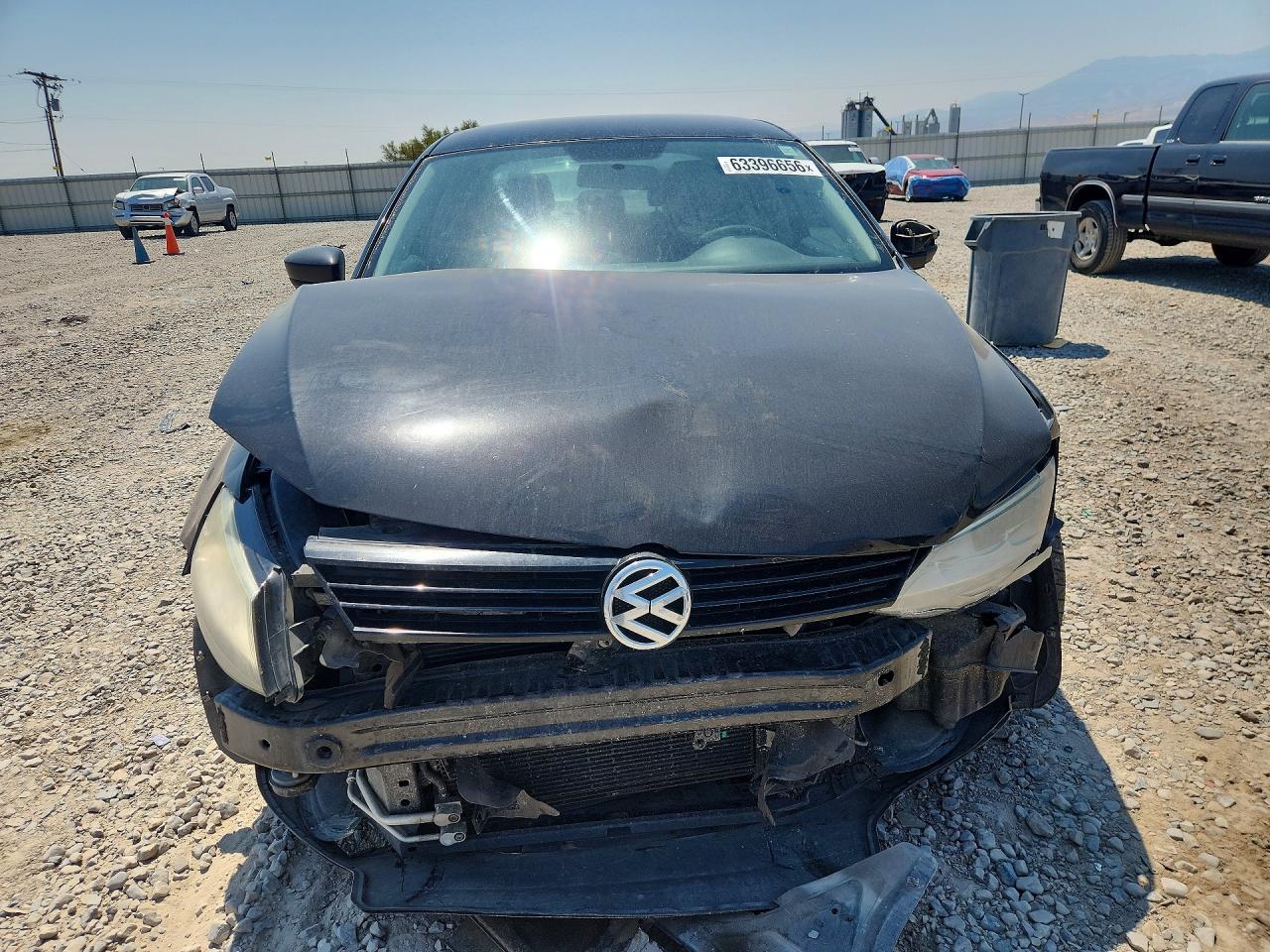 2012 Volkswagen Jetta Base Black vin: 3VW2K7AJ3CM372269