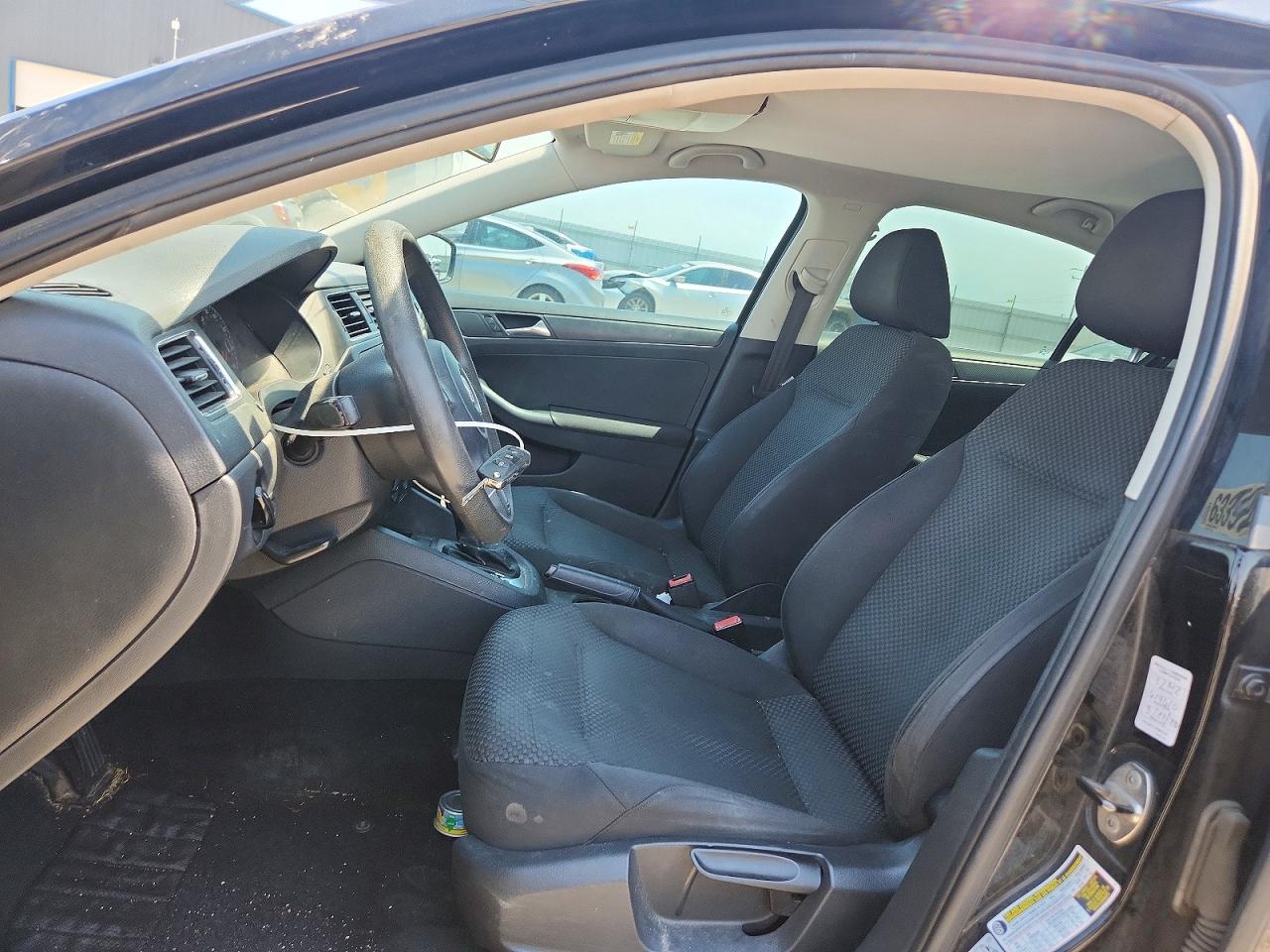 2012 Volkswagen Jetta Base Black vin: 3VW2K7AJ3CM372269