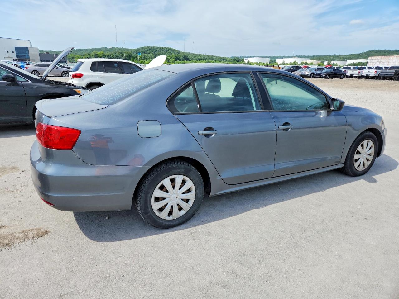 2012 Volkswagen Jetta Base Charcoal vin: 3VW2K7AJ3CM470251