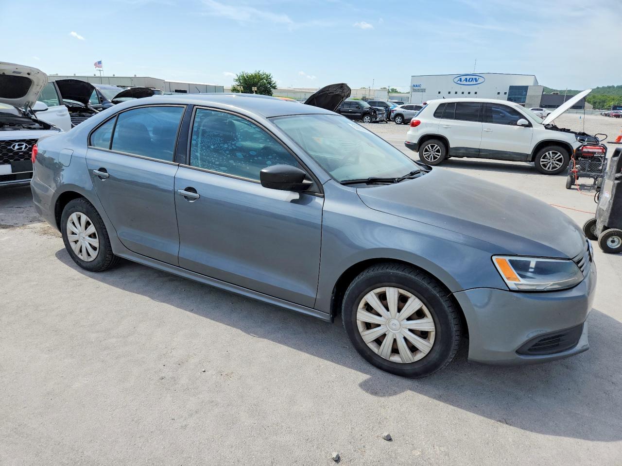 2012 Volkswagen Jetta Base Charcoal vin: 3VW2K7AJ3CM470251