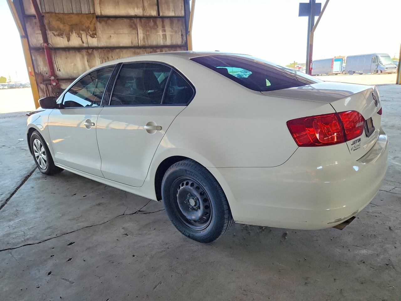 2013 Volkswagen Jetta Base White vin: 3VW2K7AJ3DM380776