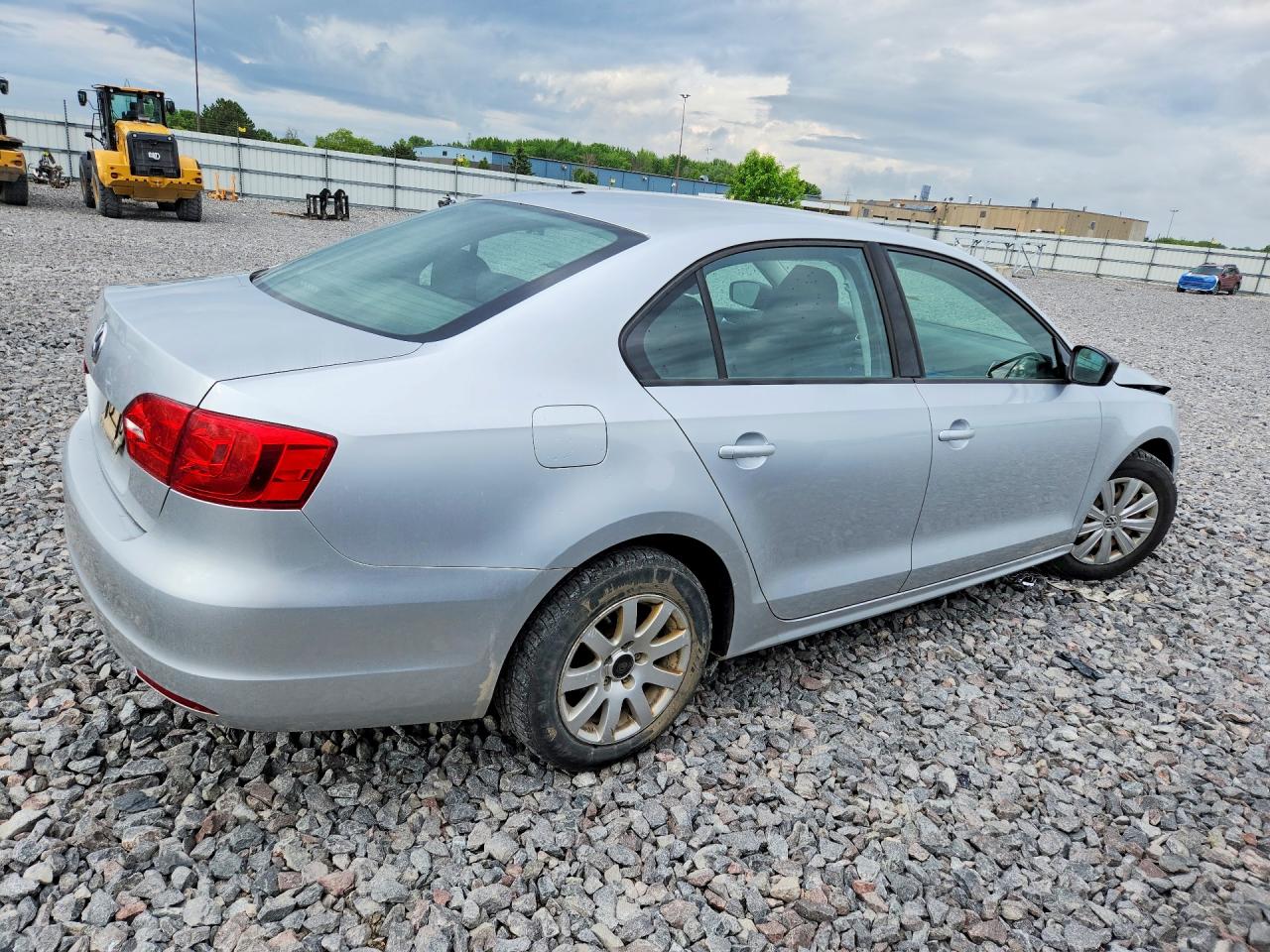 2014 Volkswagen Jetta Base Серебряный vin: 3VW2K7AJ3EM276953