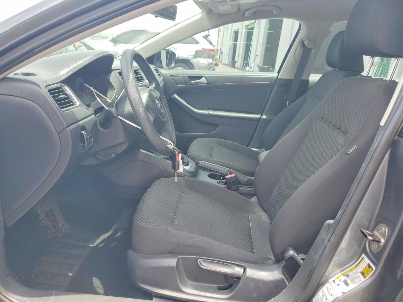 2014 Volkswagen Jetta Base Gray vin: 3VW2K7AJ3EM307330