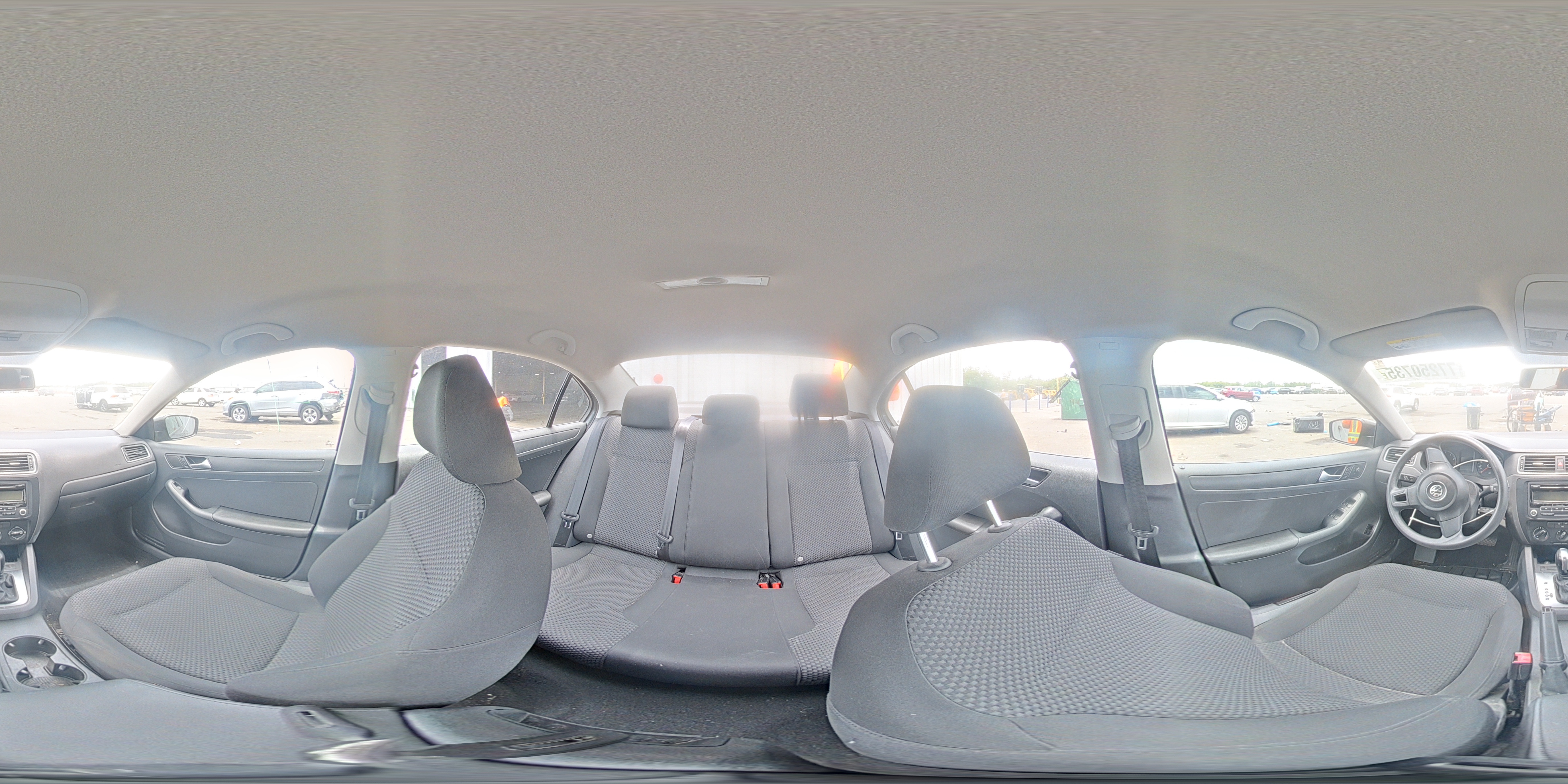 2014 Volkswagen Jetta Base Gray vin: 3VW2K7AJ3EM307330
