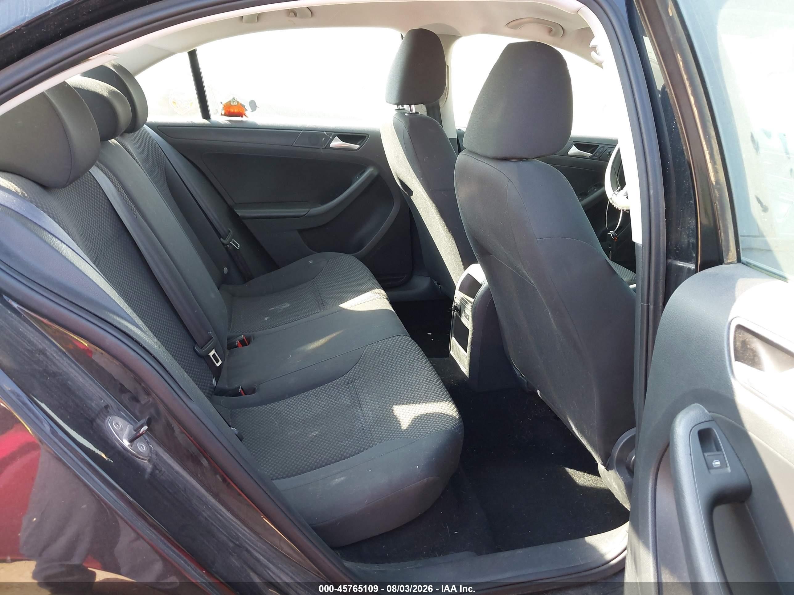 2014 Volkswagen Jetta 2.0l S Черный vin: 3VW2K7AJ3EM311667