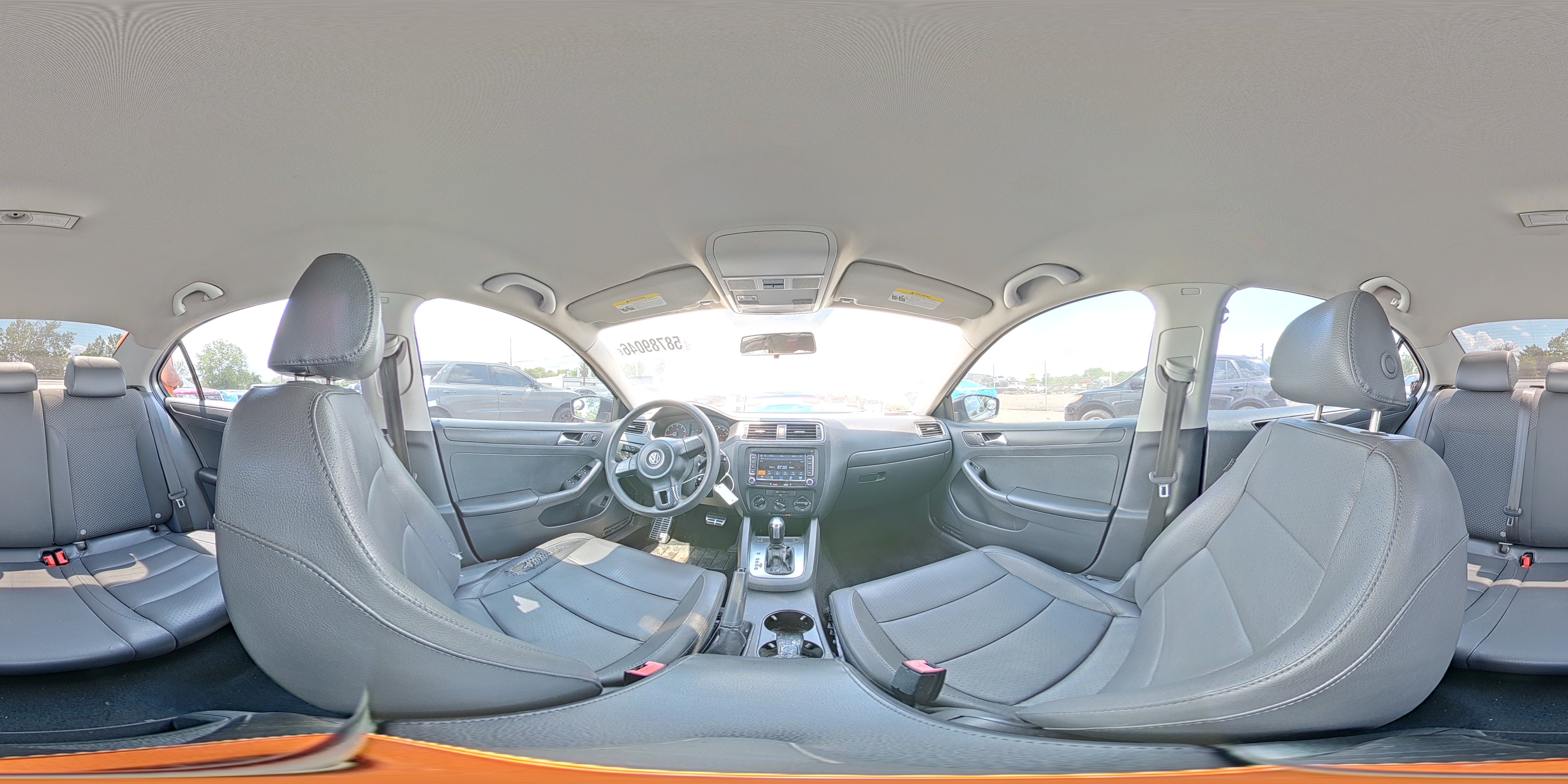 2014 Volkswagen Jetta Base Silver vin: 3VW2K7AJ3EM321096