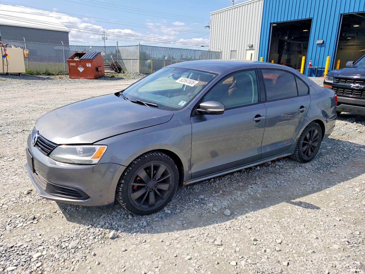 2014 Volkswagen Jetta Base Gray vin: 3VW2K7AJ3EM351442