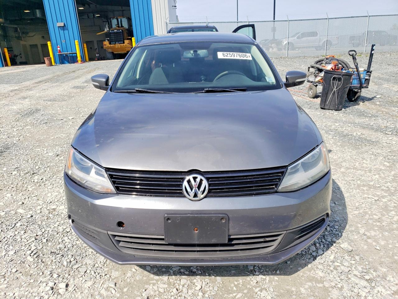 2014 Volkswagen Jetta Base Gray vin: 3VW2K7AJ3EM351442