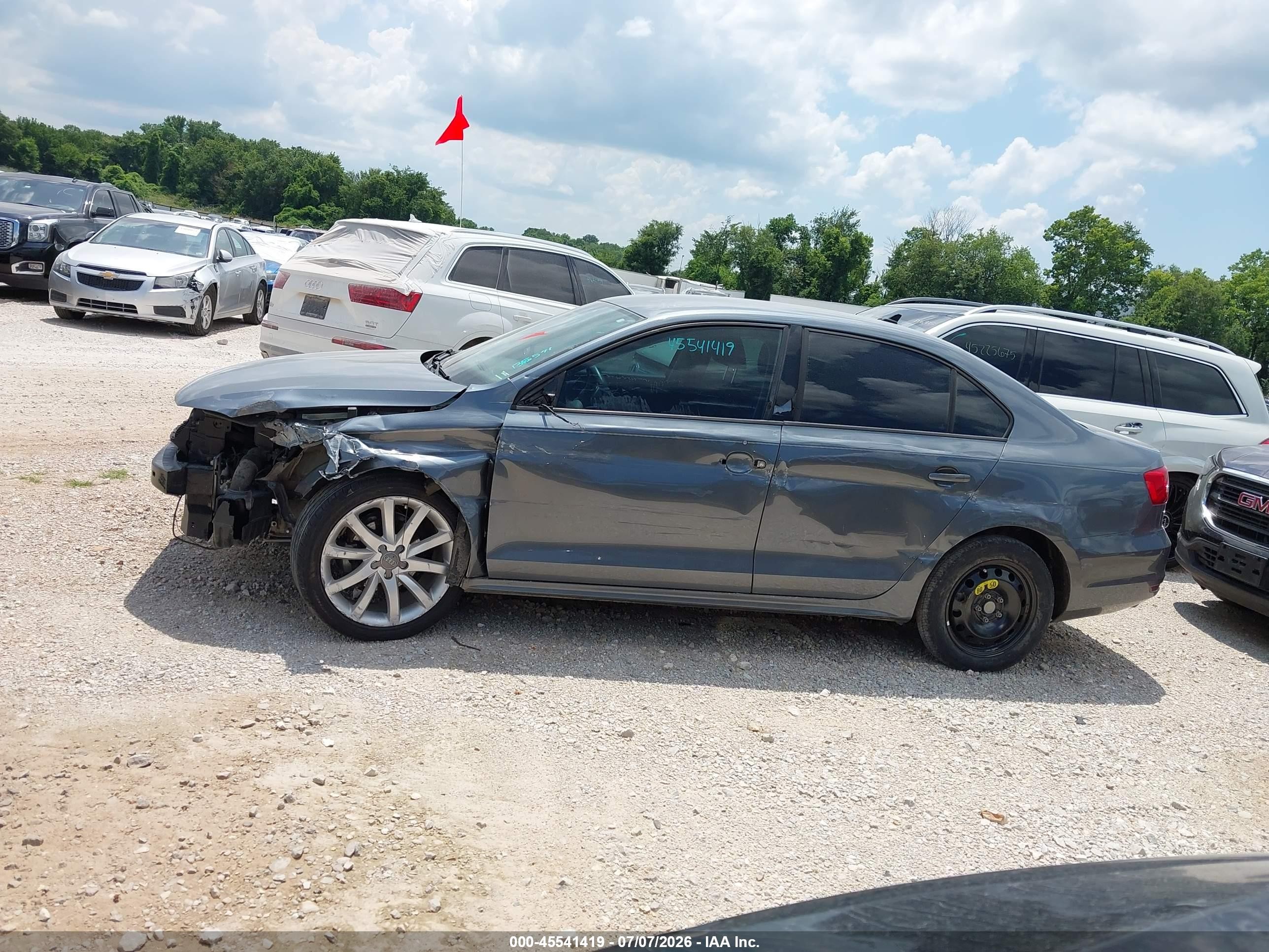 2015 Volkswagen Jetta 2.0l S Серый vin: 3VW2K7AJ3FM215829