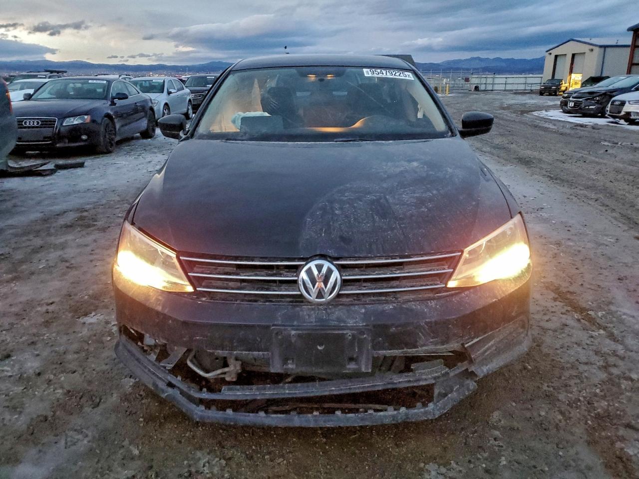 2015 Volkswagen Jetta Base Black vin: 3VW2K7AJ3FM284777