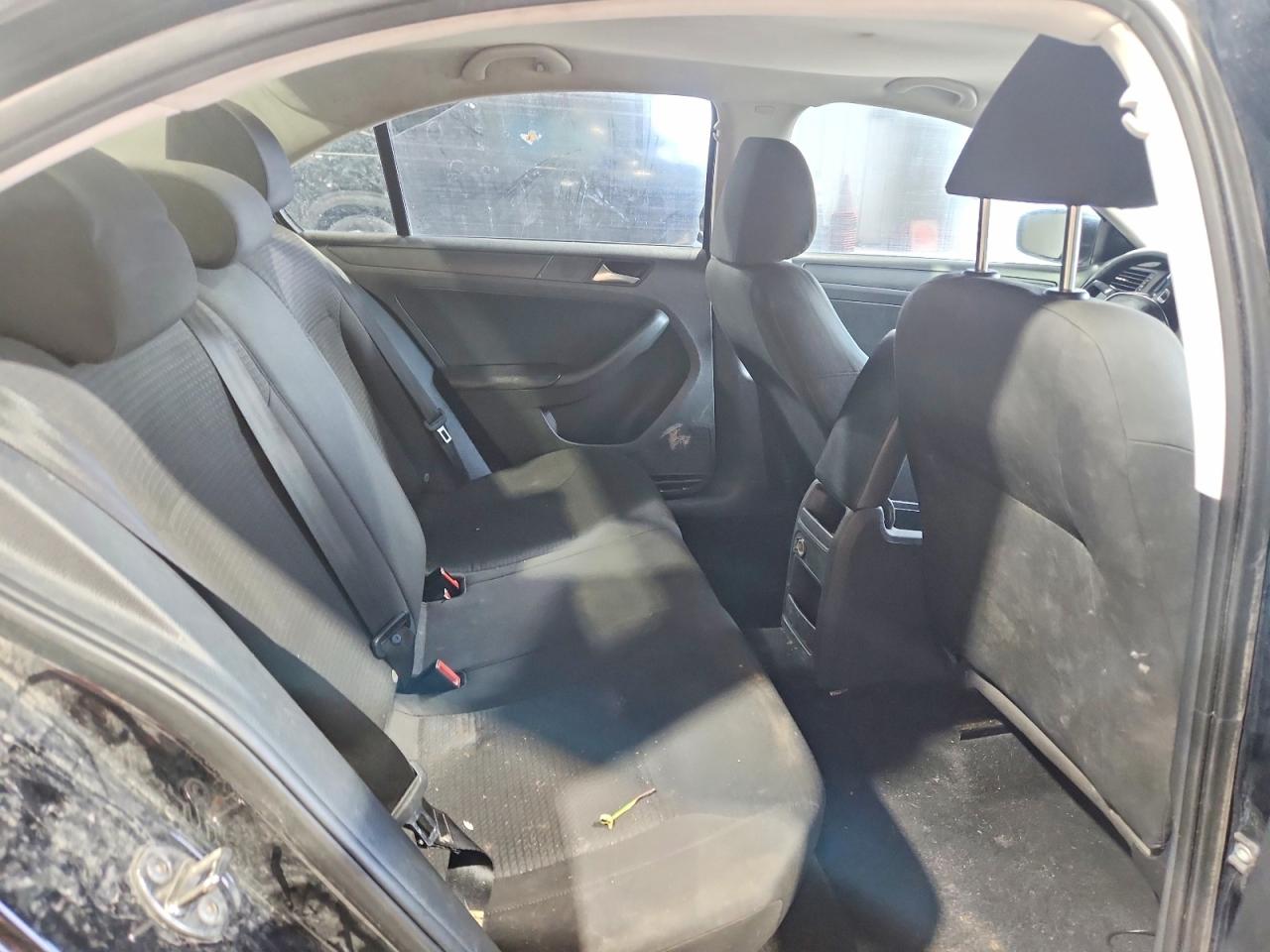 2015 Volkswagen Jetta Base Black vin: 3VW2K7AJ3FM298663