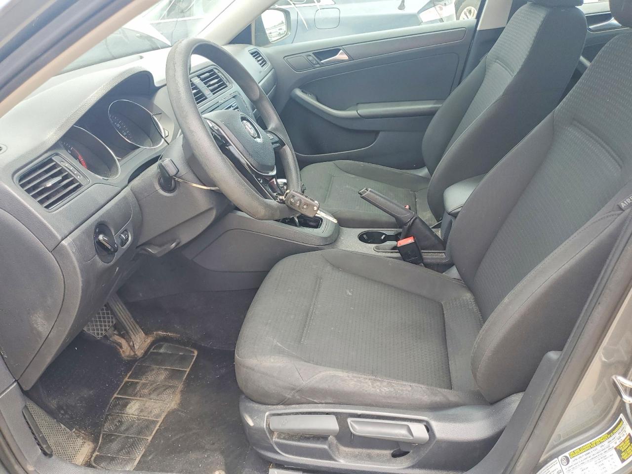 2015 Volkswagen Jetta Base Gray vin: 3VW2K7AJ3FM316692