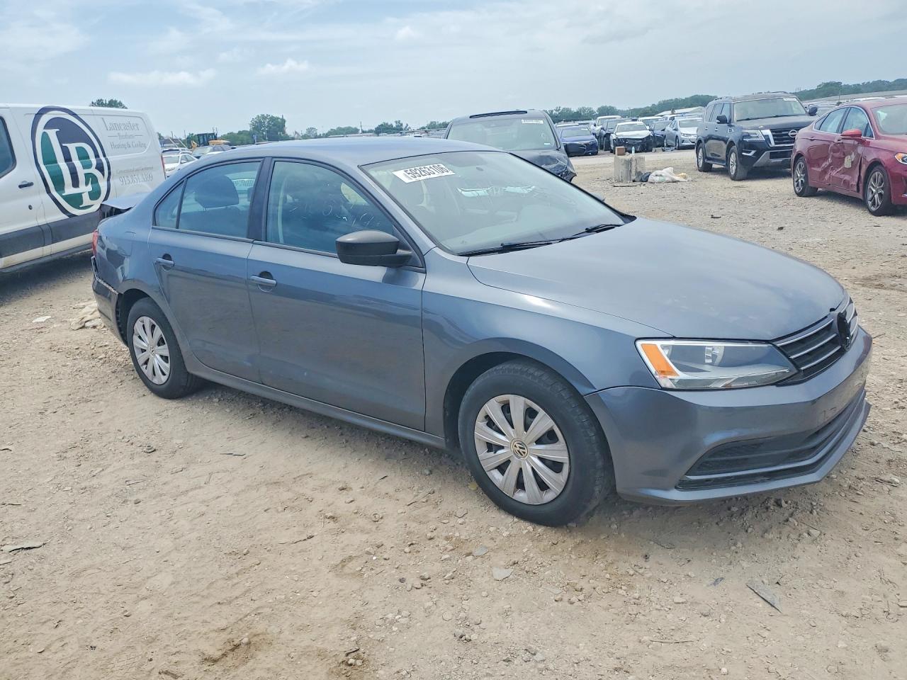 2015 Volkswagen Jetta Base Gray vin: 3VW2K7AJ3FM316692