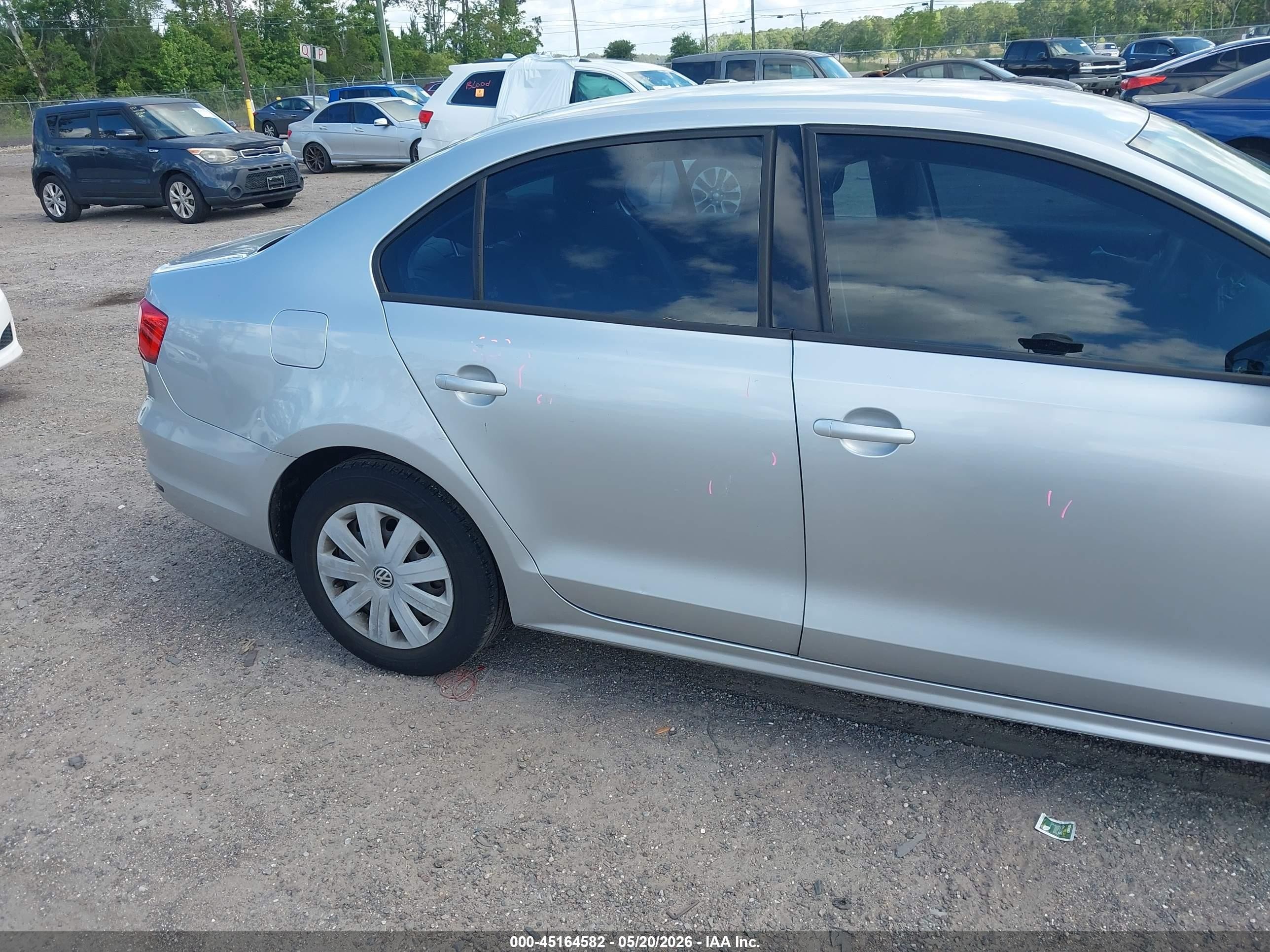 2015 Volkswagen Jetta 2.0l S Gray vin: 3VW2K7AJ3FM324033