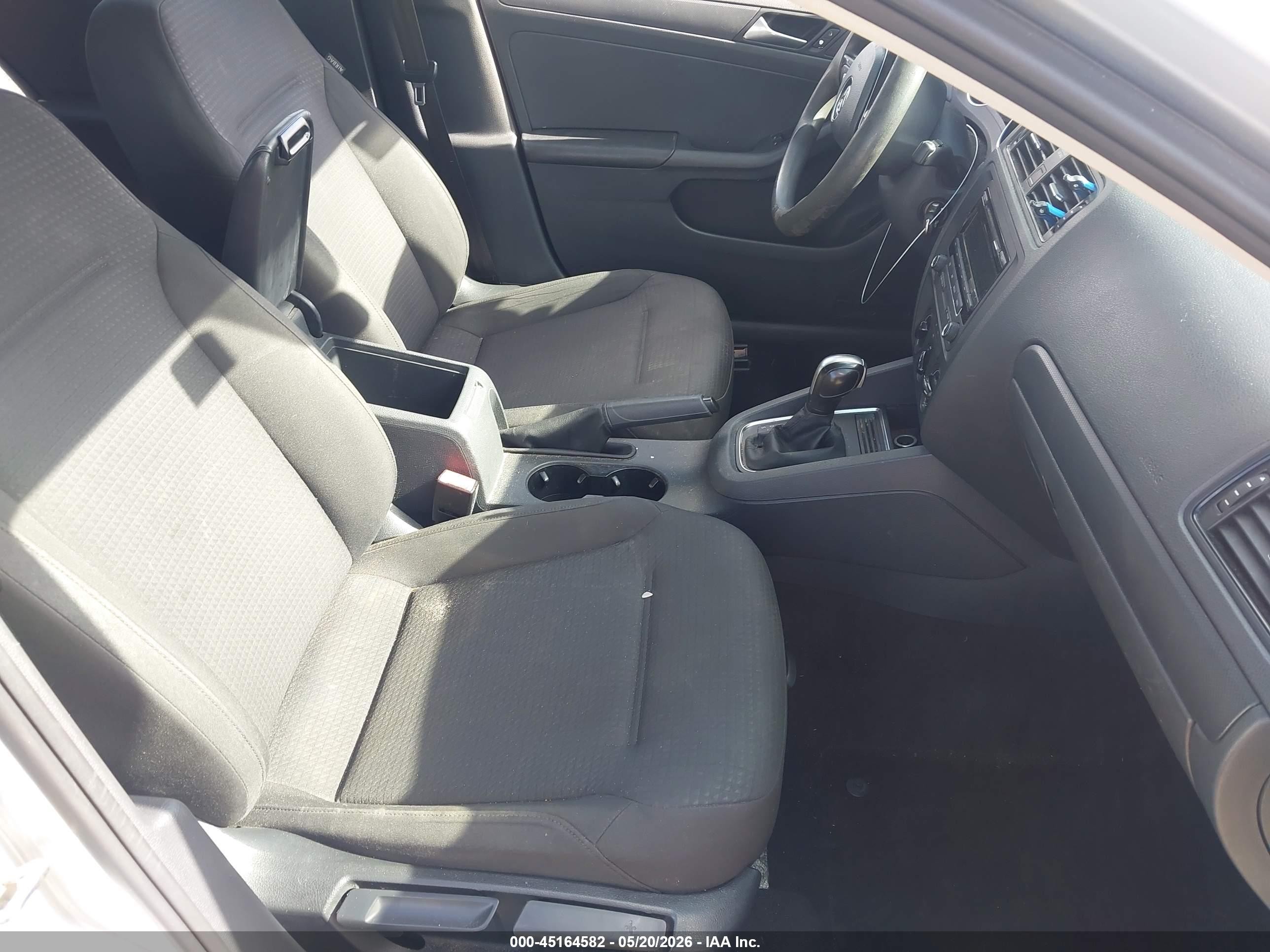 2015 Volkswagen Jetta 2.0l S Gray vin: 3VW2K7AJ3FM324033
