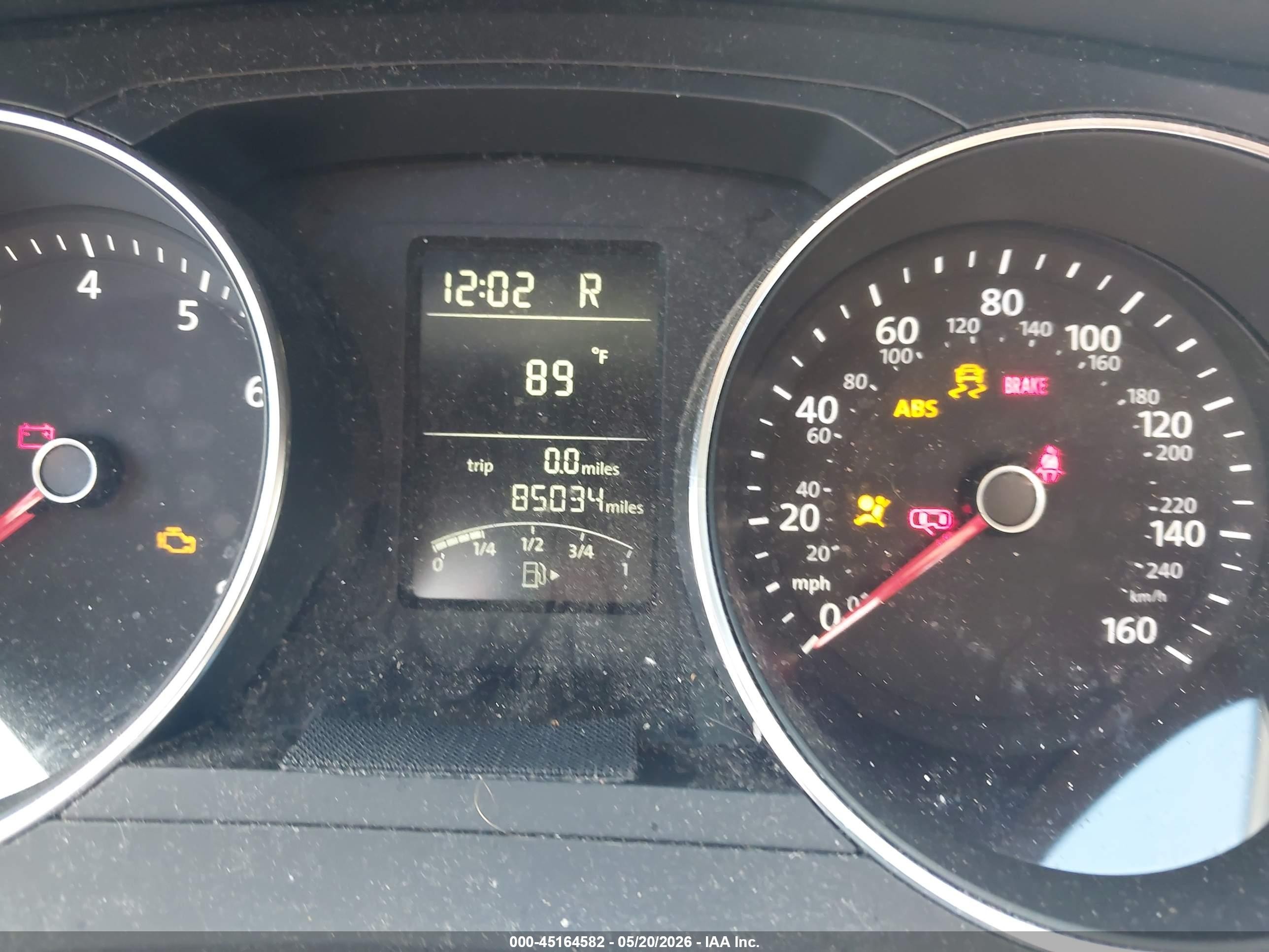 2015 Volkswagen Jetta 2.0l S Gray vin: 3VW2K7AJ3FM324033