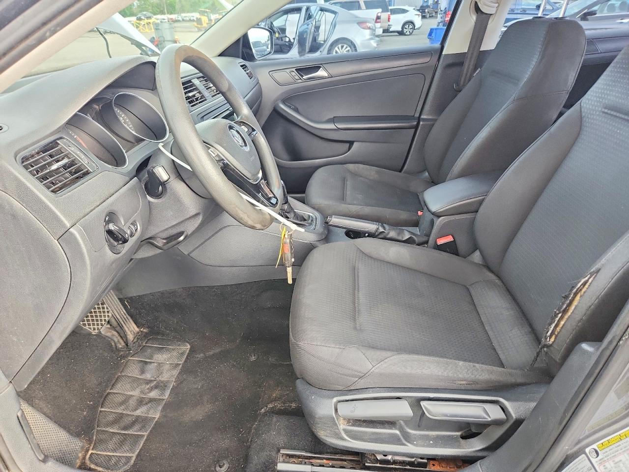 2015 Volkswagen Jetta Base Gray vin: 3VW2K7AJ3FM334318
