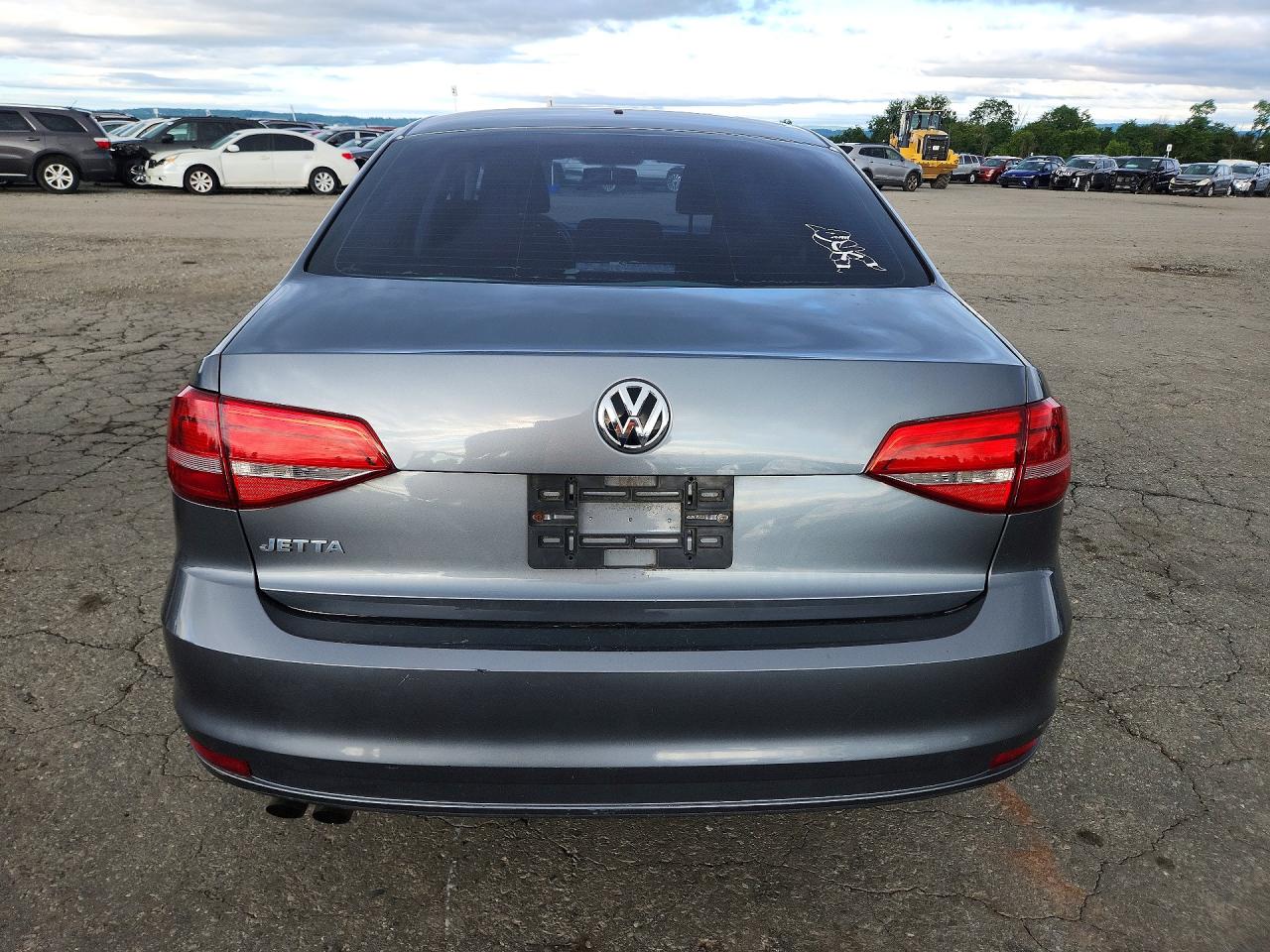 2015 Volkswagen Jetta Base Gray vin: 3VW2K7AJ3FM334318