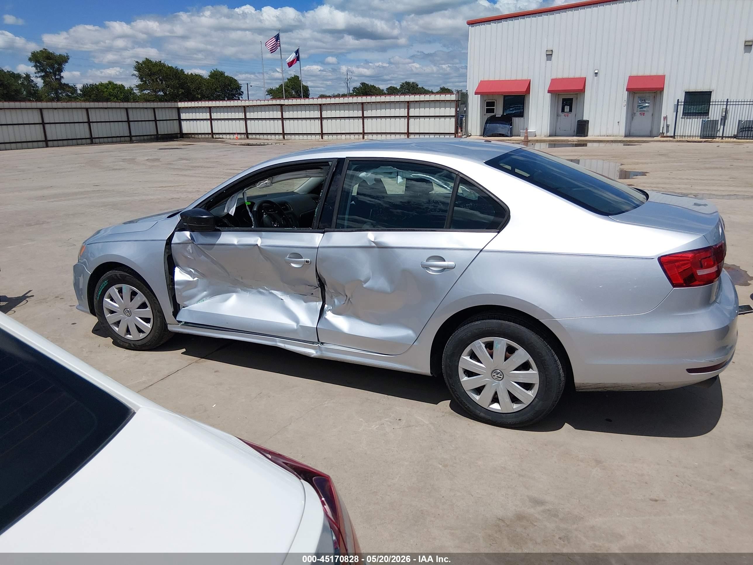 2015 Volkswagen Jetta 2.0l S Silver vin: 3VW2K7AJ3FM339888