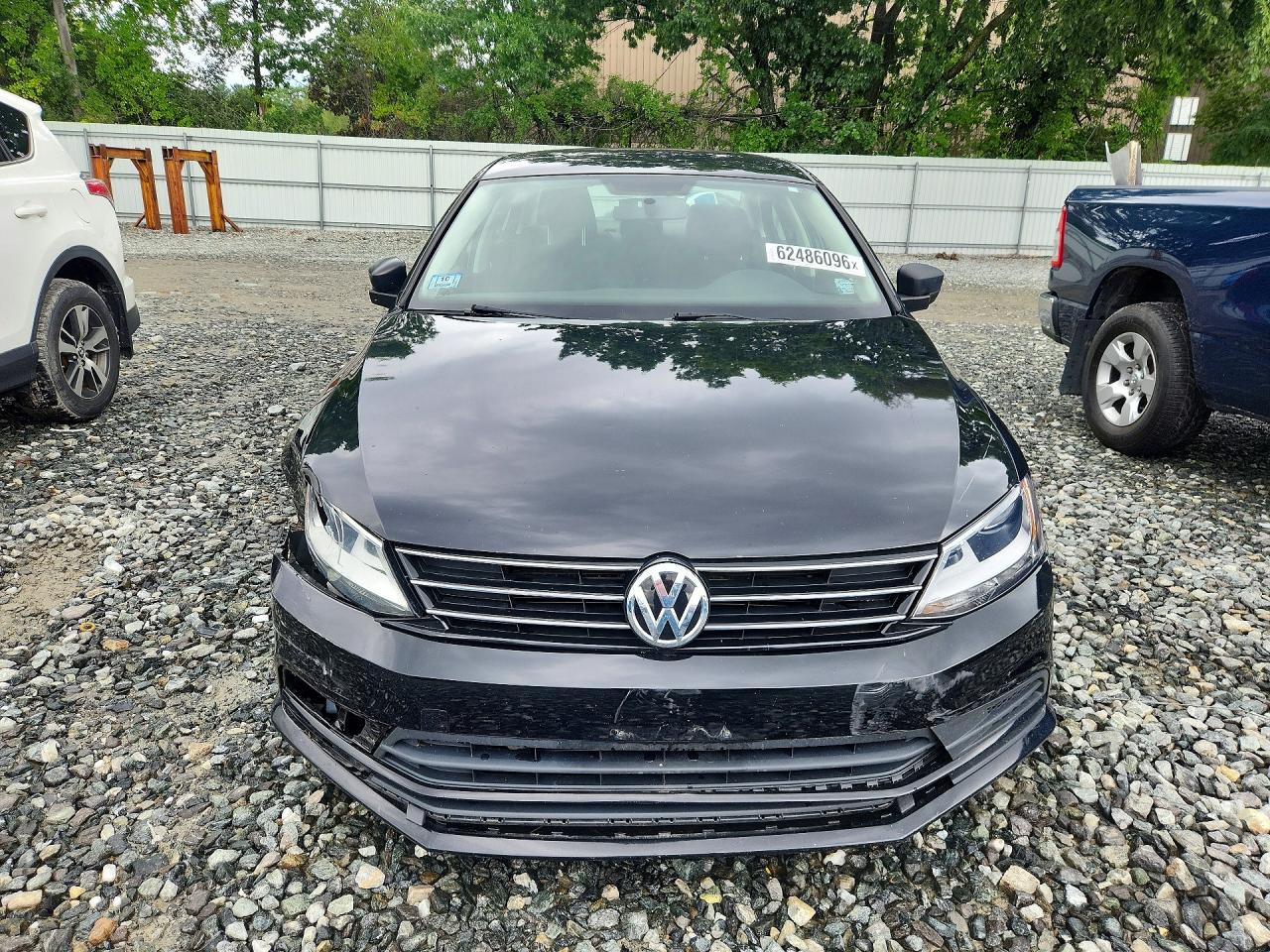 2015 Volkswagen Jetta Base Black vin: 3VW2K7AJ3FM414783