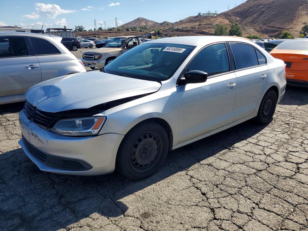 2012 Volkswagen Jetta Base Silver vin: 3VW2K7AJ4CM398489