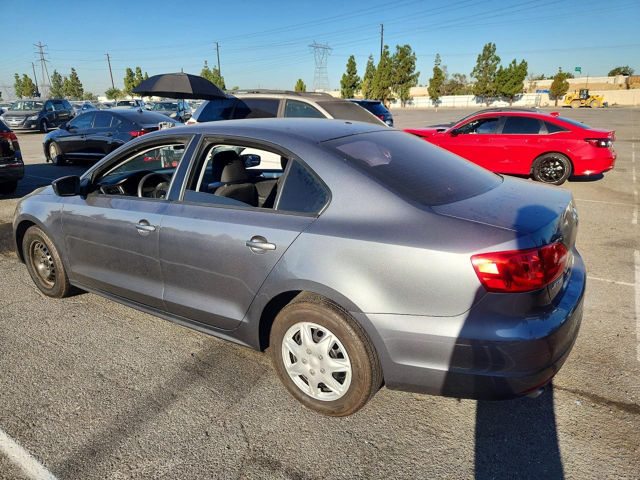 2012 Volkswagen Jetta Base Угольный vin: 3VW2K7AJ4CM465592