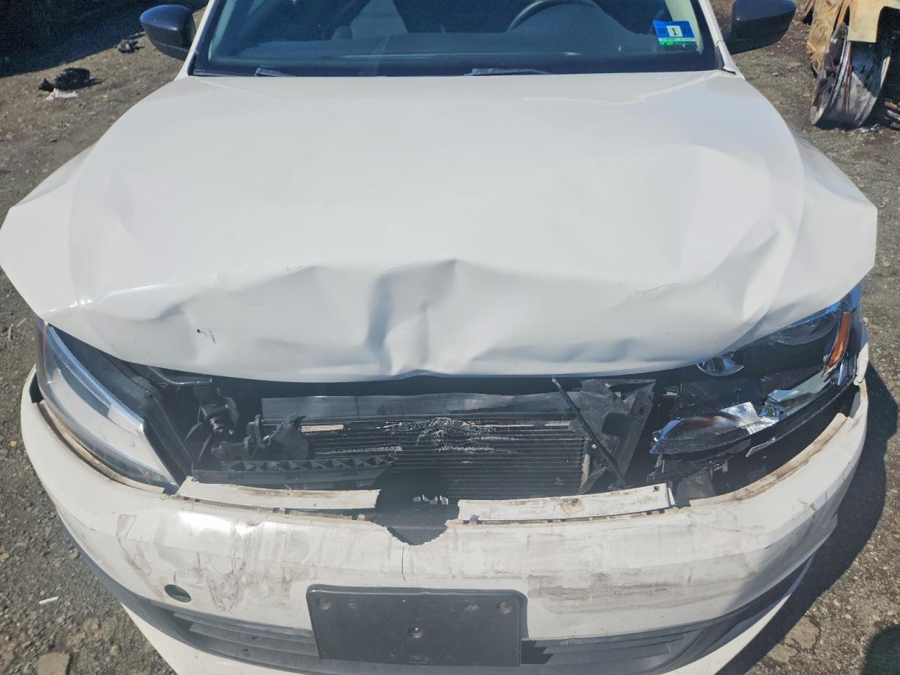 2014 Volkswagen Jetta Base Белый vin: 3VW2K7AJ4EM234422
