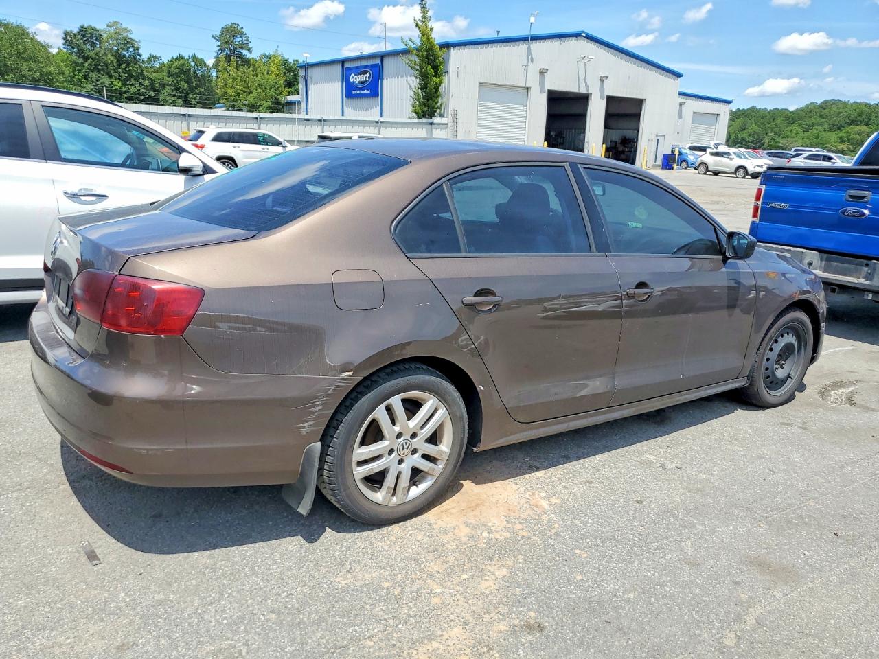 2014 Volkswagen Jetta Base Коричневый vin: 3VW2K7AJ4EM237126