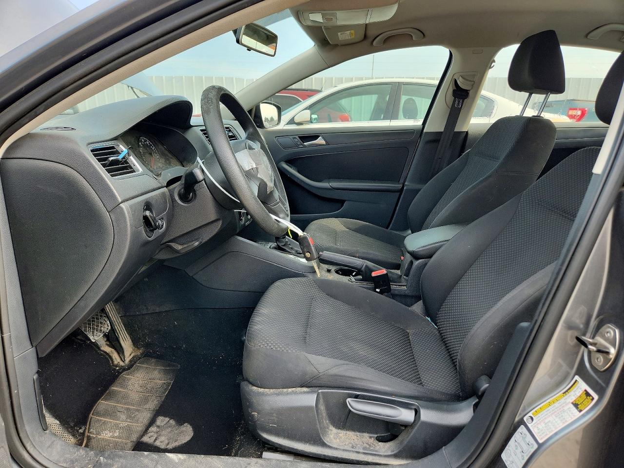 2014 Volkswagen Jetta Base Gray vin: 3VW2K7AJ4EM241466